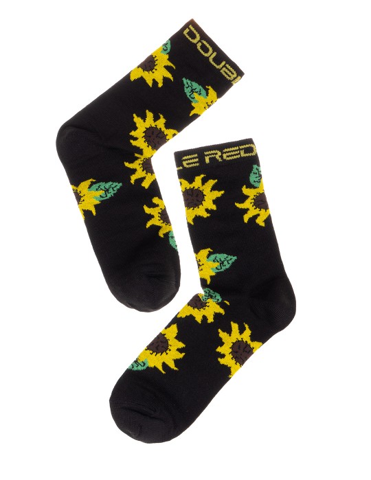 DOUBLE FUN Socks Sun Flower
