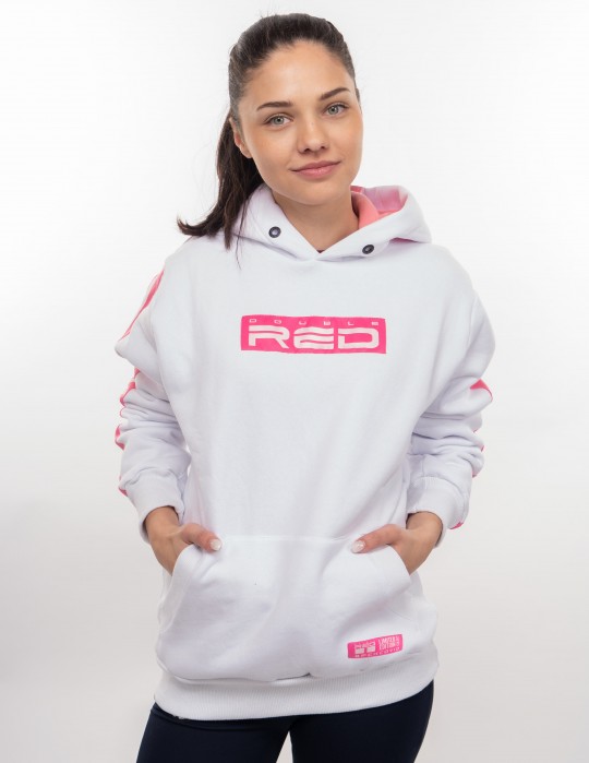 OUTSTANDING FCK COVID LIMITED EDITION Hoodie White/Pink