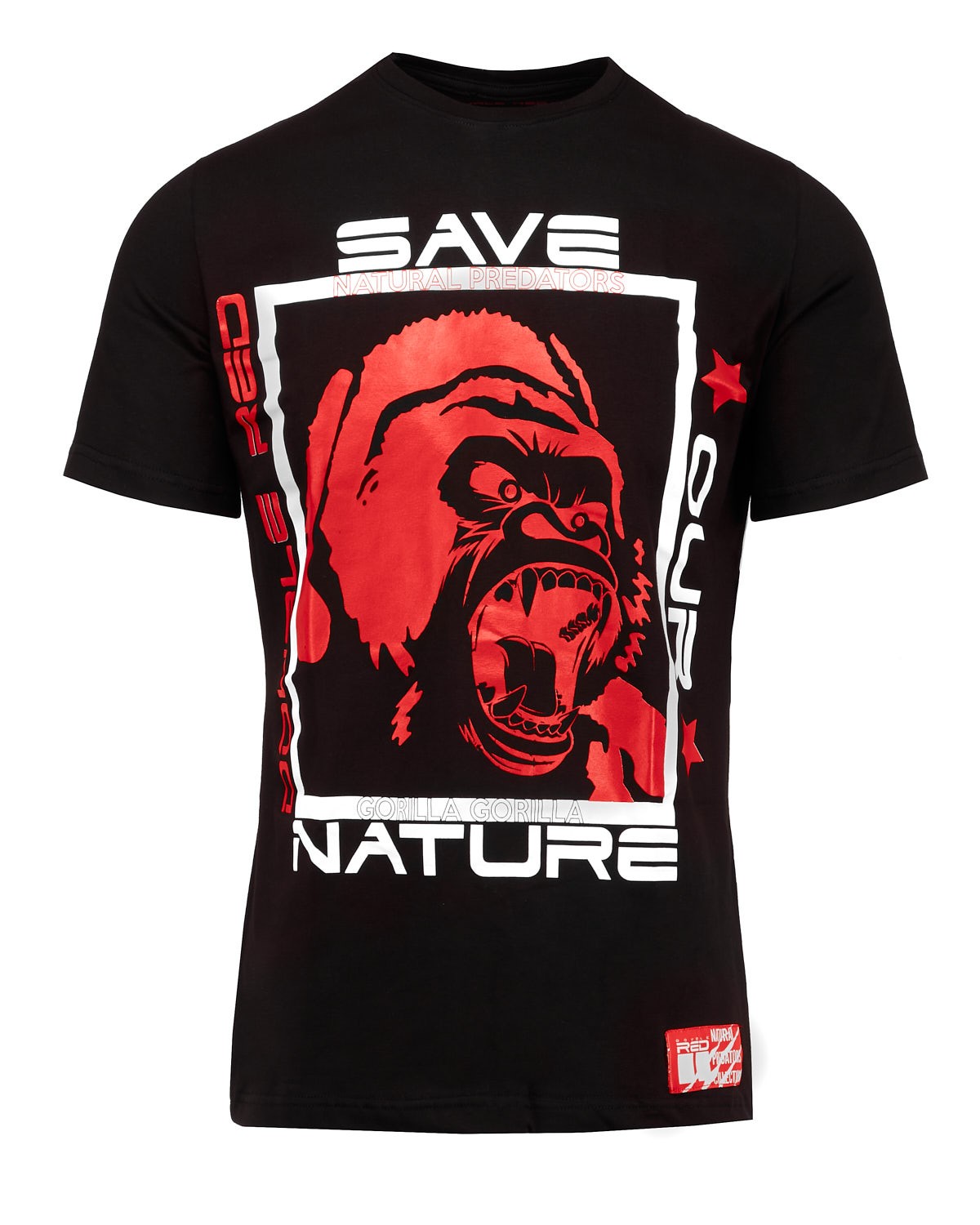 Natural Predators Gorilla T-Shirt Black