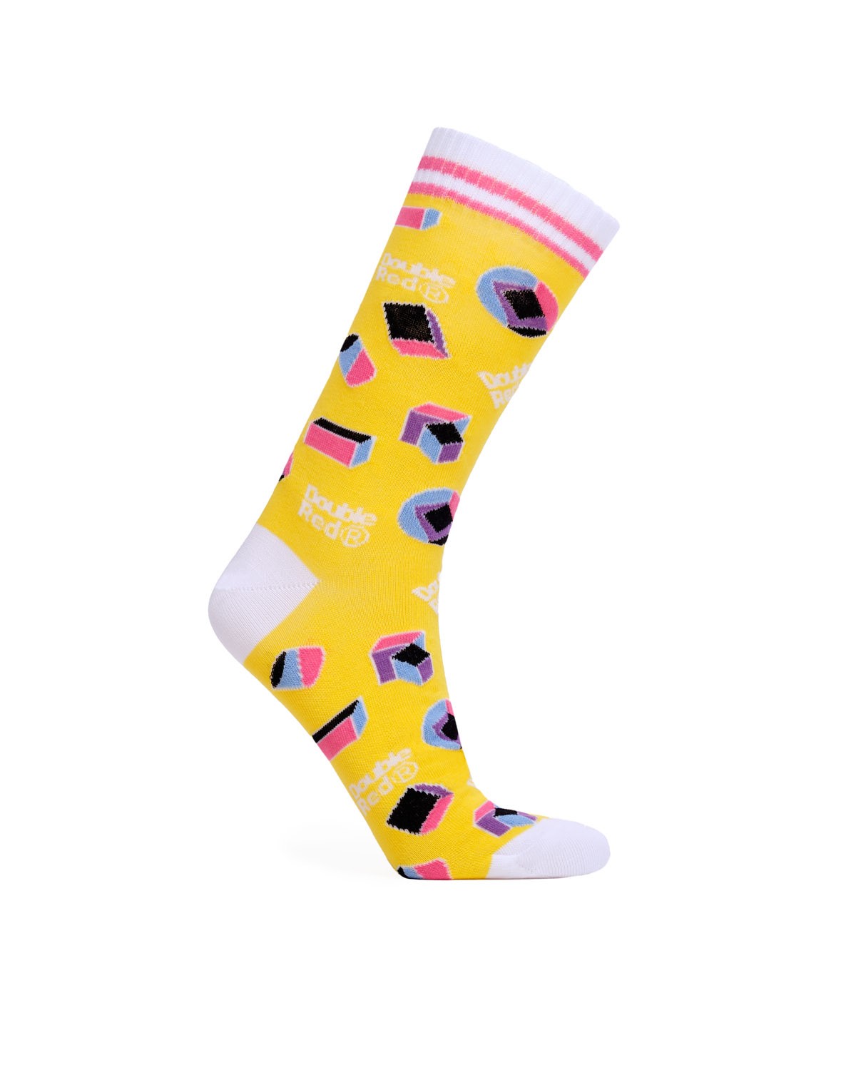 ABSTRACT Socks Yellow