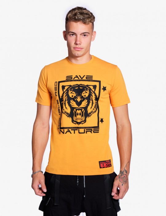 Natural Predators Tiger T-Shirt Orange