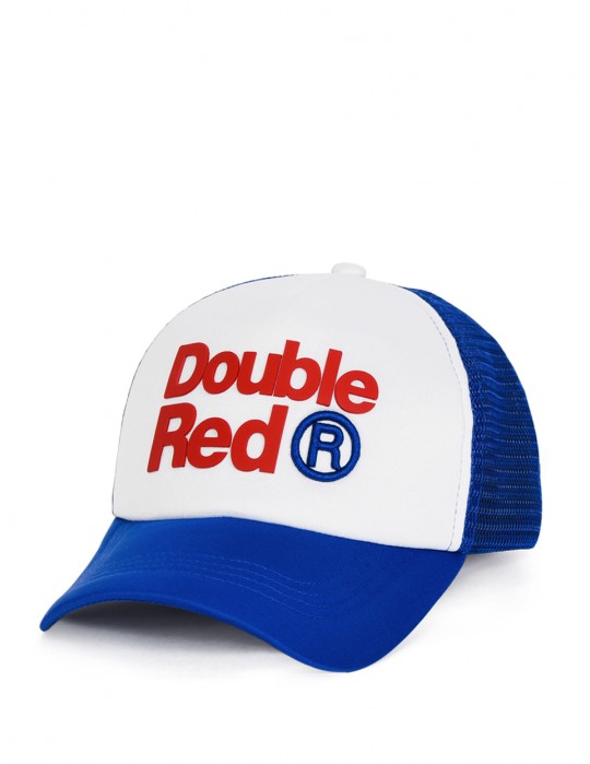 DOUBLE RED Trademark Trucker Cap Blue/White