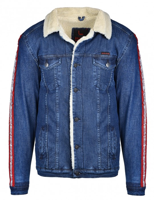 RED JEANS Fly Jacket Blue/White