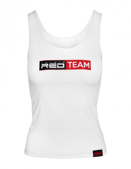 RED TEAM Tank Top  White