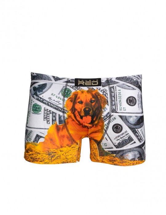 2FUN Boxers Dolar Dog Grey