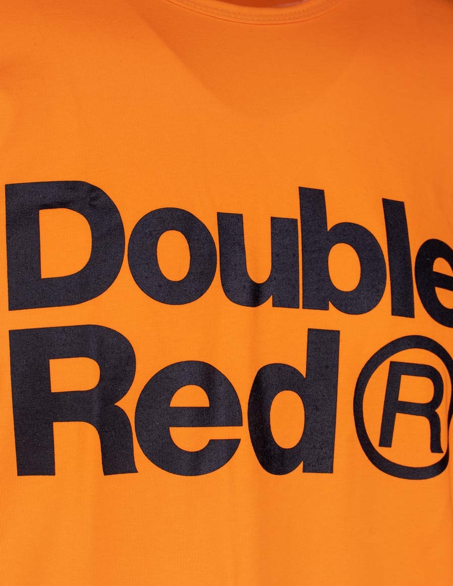 Red Neon Long Sleeve T-Shirt Orange